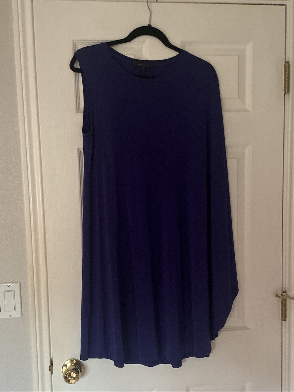 BCBGMaxAzria Royal Purple Short Sleeve Crewneck Tee